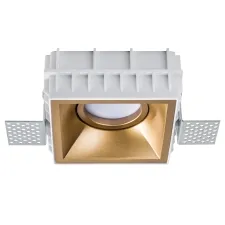 Комплект из светильника и рамки DOMINO QUAD MR16 ЗОЛОТО Domino Lightstar G214503