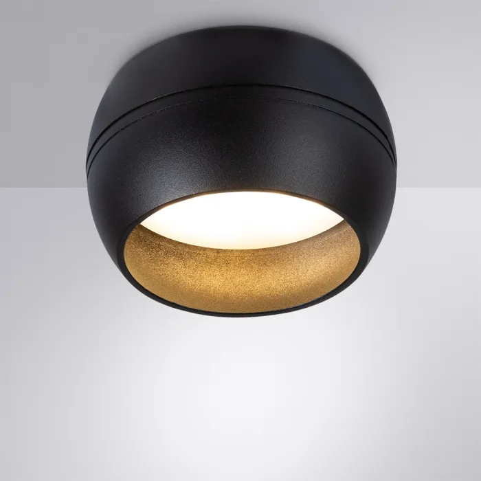 Точечный накладной светильник Arte Lamp GAMBO A5551PL-1BK | Дом Декора