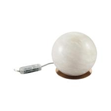 Декоративные 6685/8tl l-vision odl25 195 настольный светильник бронзовый/металл/алебастр ip20 led 8w с тумблером 3000/4000/6000k на выкл. 220v marbella