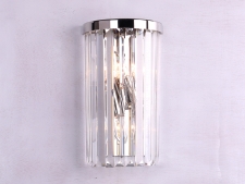 NEWPORT 10110 10112/A , Бра, Nickel Clear crystal L18*H32*Sp10 cm G9 2*40W