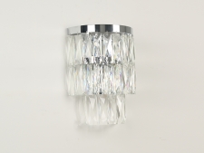 NEWPORT 10120 10123/A new , Бра, Chrome Clear crystal L27*H34*Sp13.5 cm G9 3*25W
