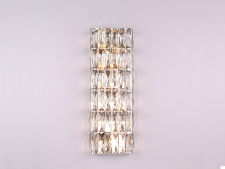 NEWPORT 10120 10126+6/A , Бра, Chrome Clear crystal L22*H60*Sp8 cm G9 12*40W